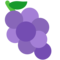Grapes emoji on Mozilla